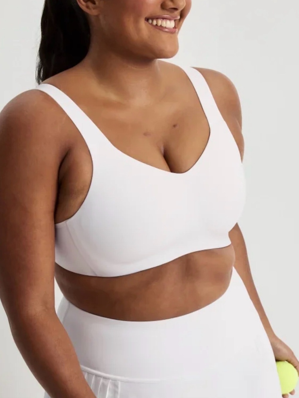 Knix Catalyst Sports Bra White XXL Comfort Adjustable